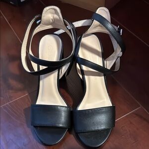 Black Strappy Women's Sandals